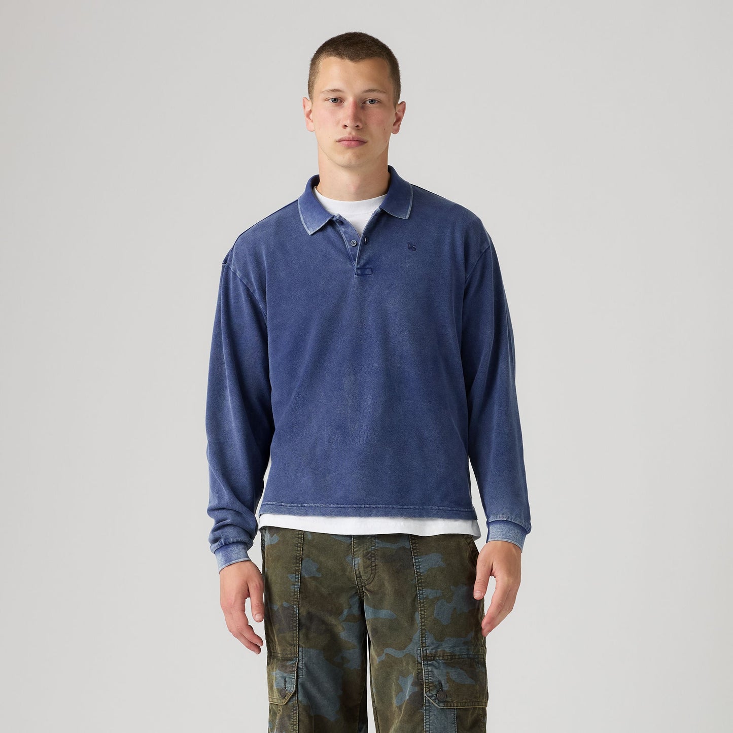 Levi's® Men's Long-Sleeve Finn Boxy Polo