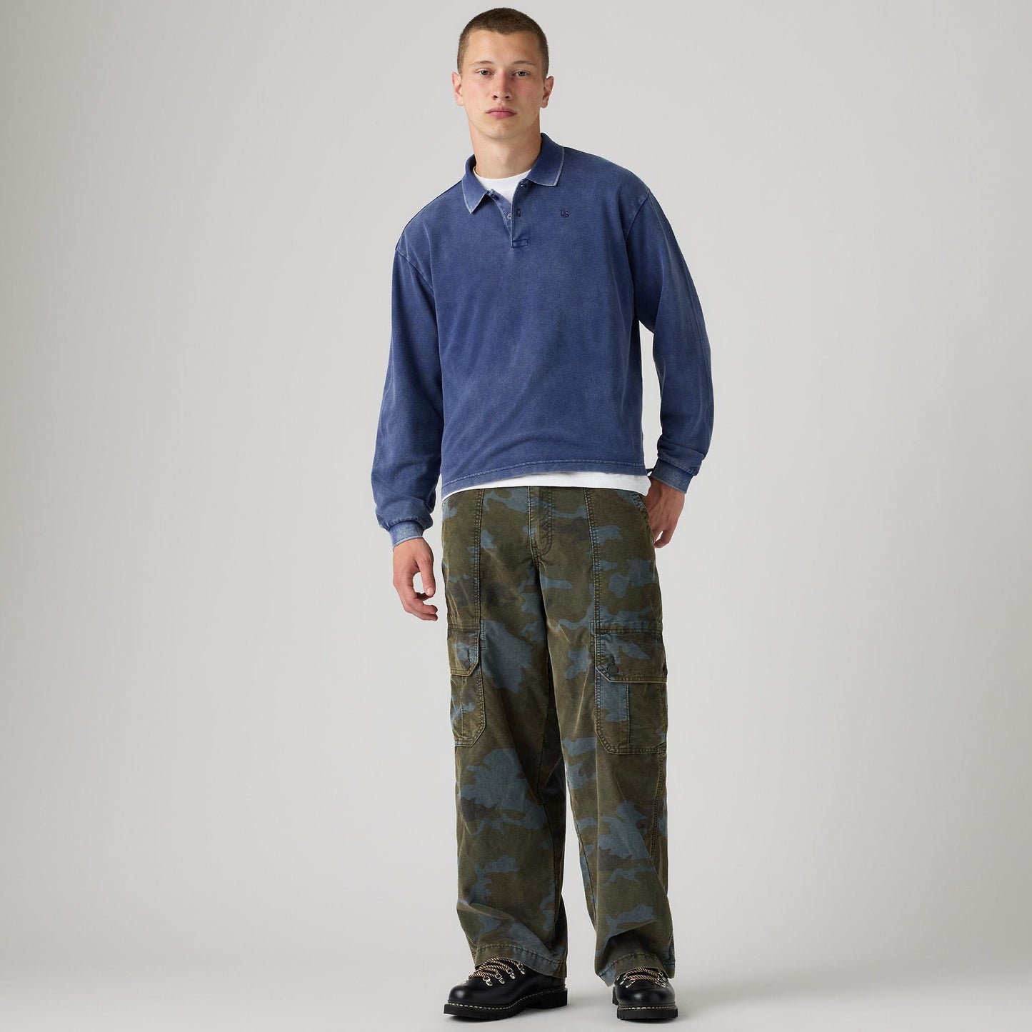 Levi's® Men's Long-Sleeve Finn Boxy Polo