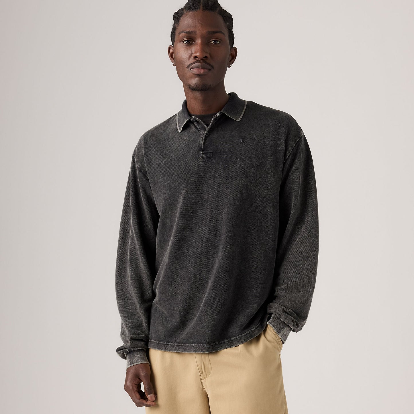 Levi's® Men's Long-Sleeve Finn Boxy Polo