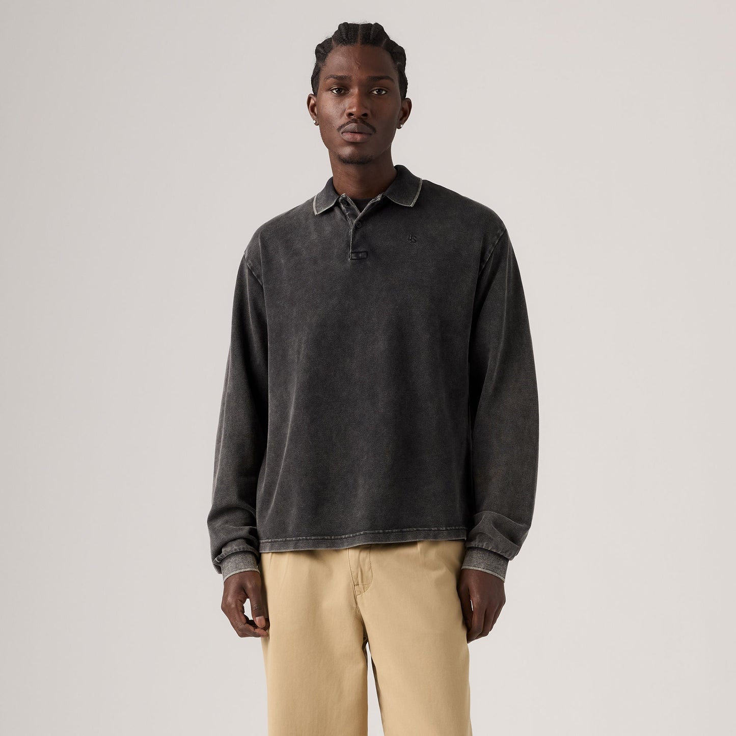 Levi's® Men's Long-Sleeve Finn Boxy Polo