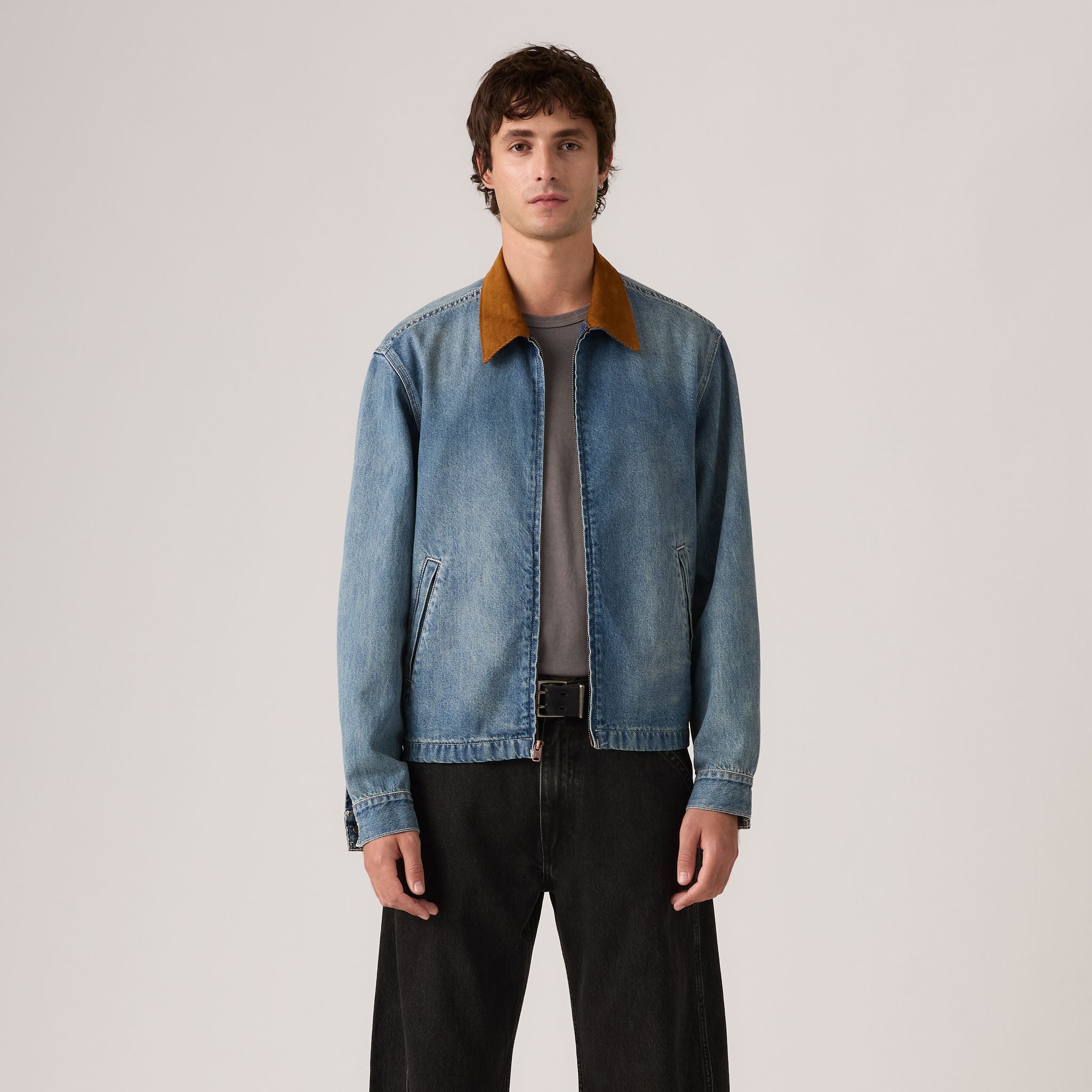 Levi's® Men's Mechanics Full-Zip Jacket - Medium Indigo | Levi's SG
