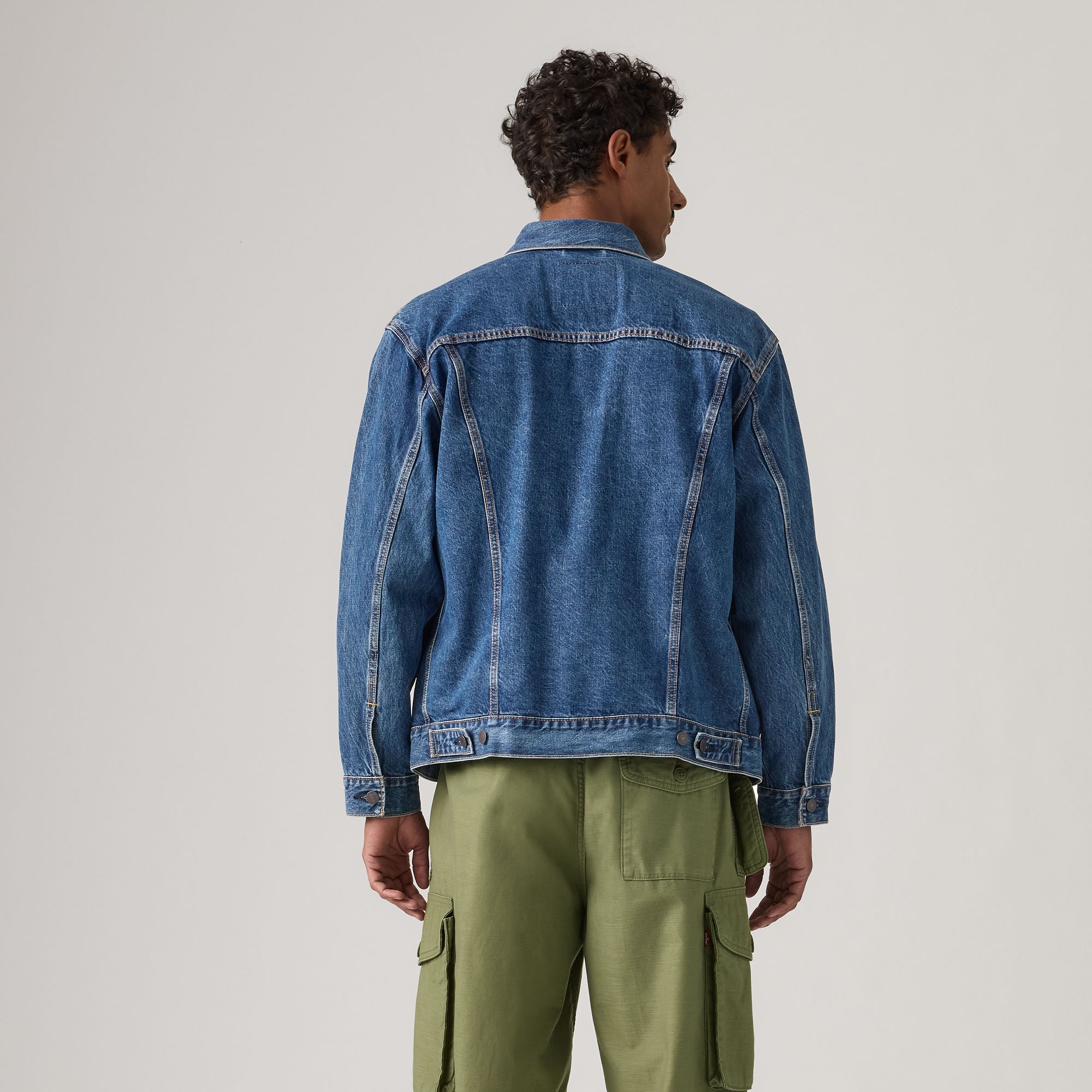Levi's® Men's Relaxed Type 3 Trucker Jacket - Dark Indigo | Levi's SG