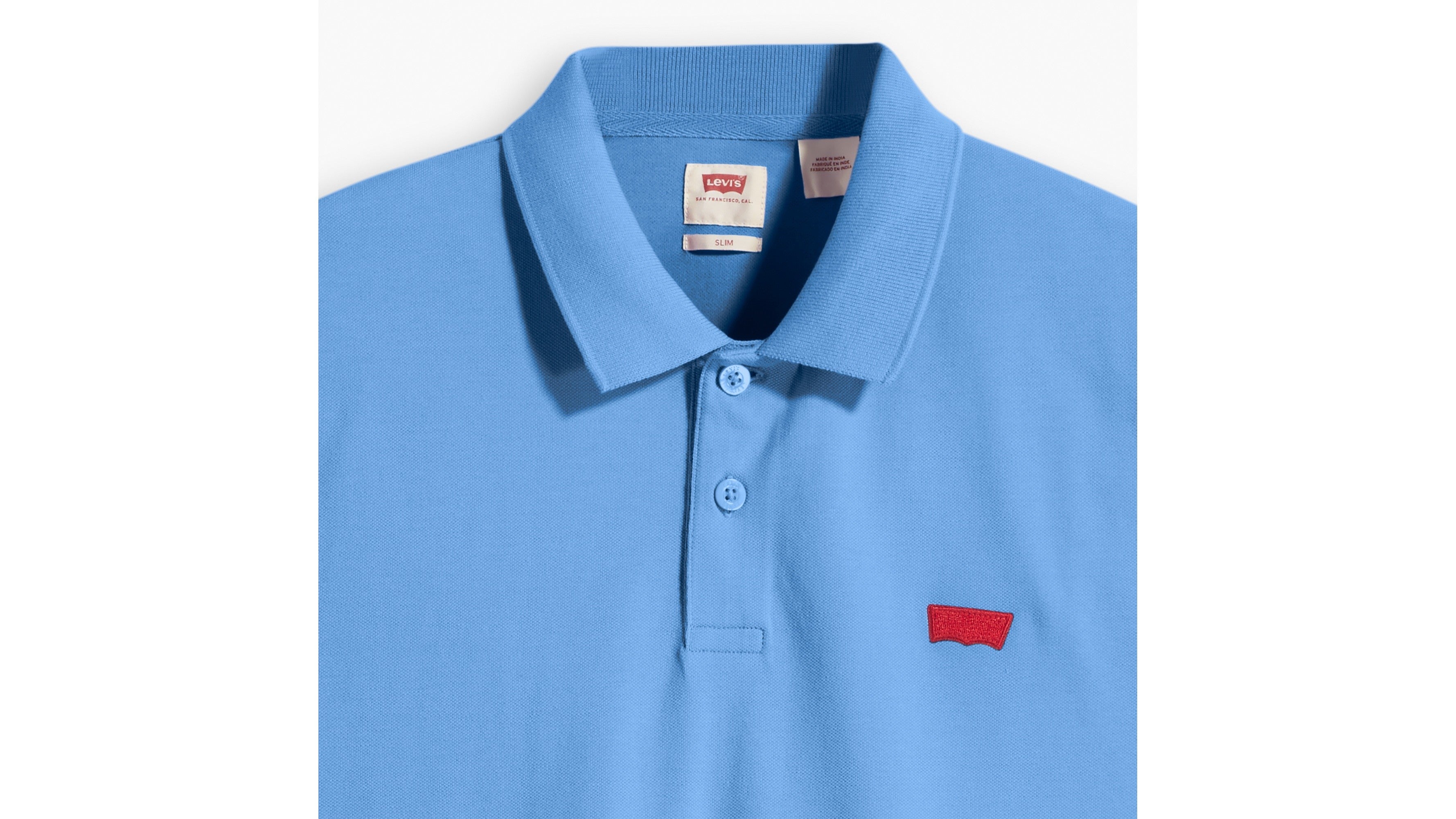 Levi's® Men's Slim Housemark Polo Shirt - Federal Blue