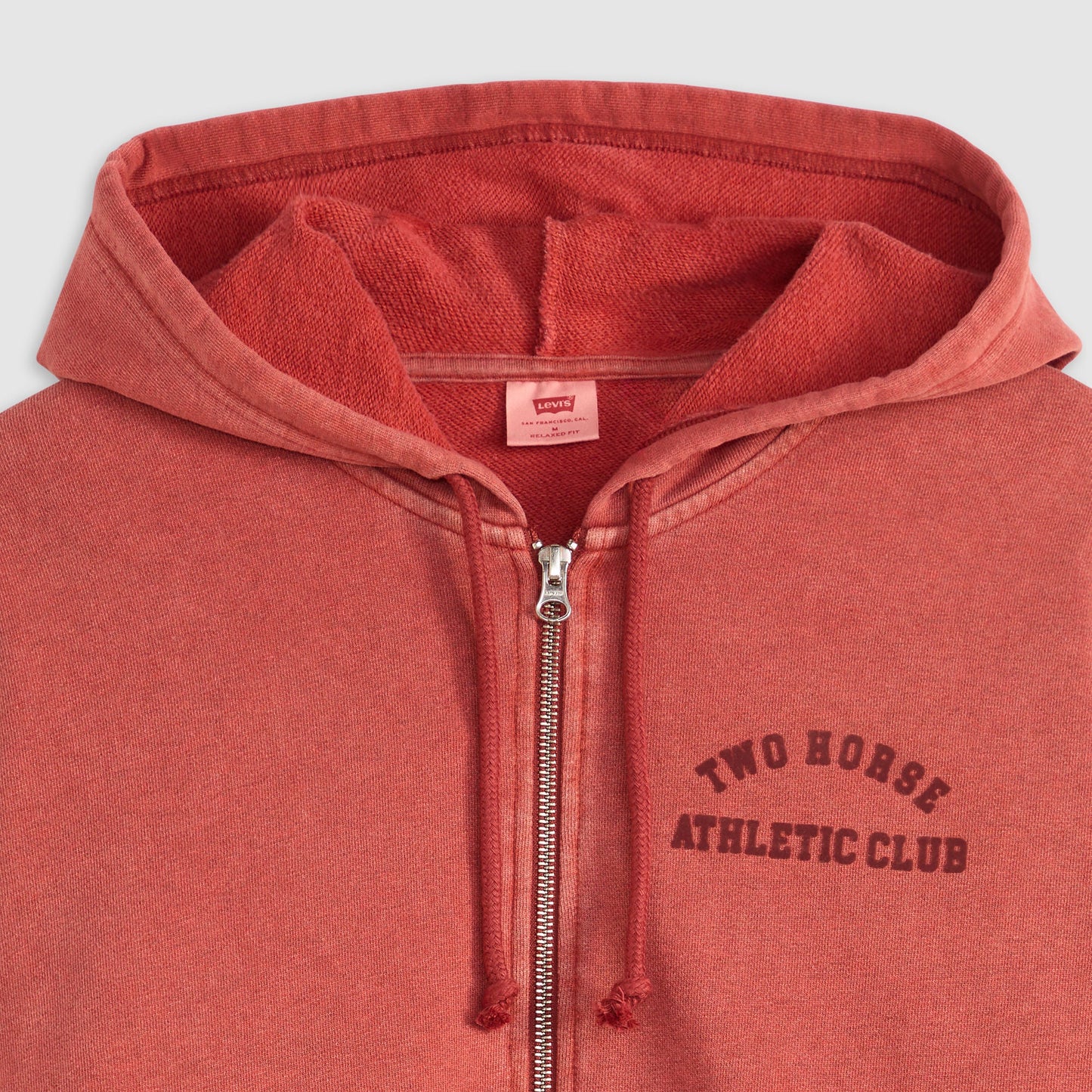 Levi's® Men's Two Horse Cropped Zip-Up Sweatshirt