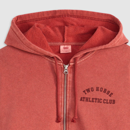 Levi's® Men's Two Horse Cropped Zip-Up Sweatshirt