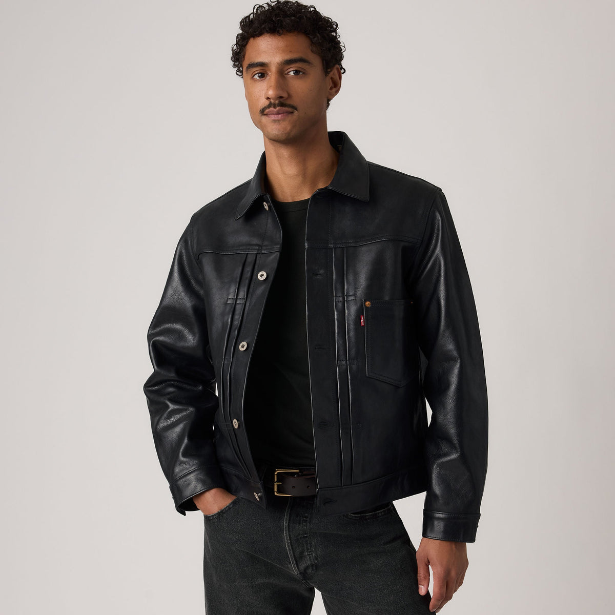 Levi's® Men's Type I Leather Jacket