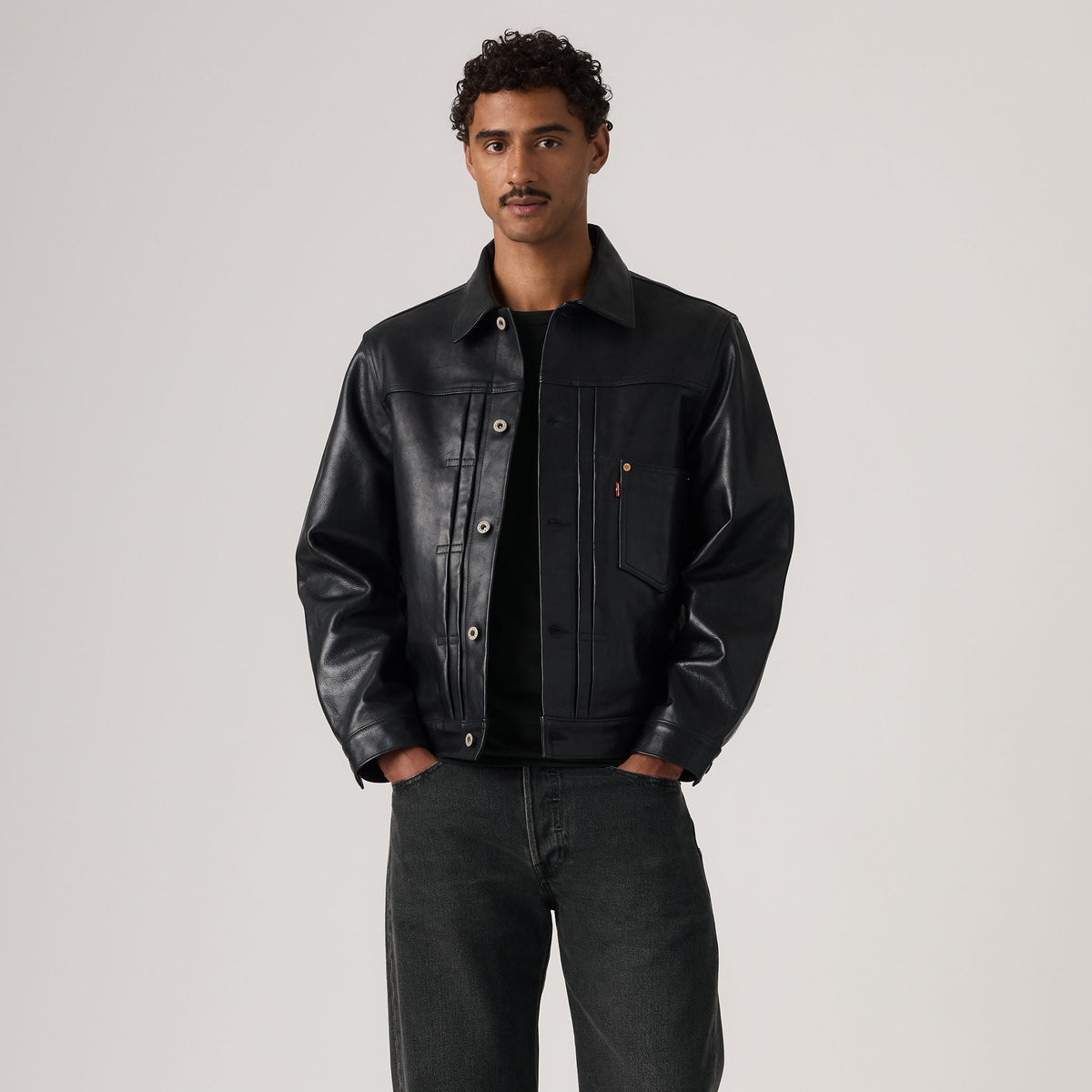 Levi's® Men's Type I Leather Jacket