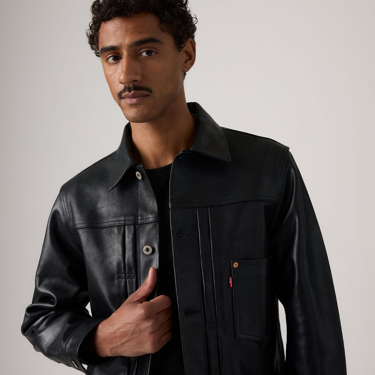 Levi's® Men's Type I Leather Jacket