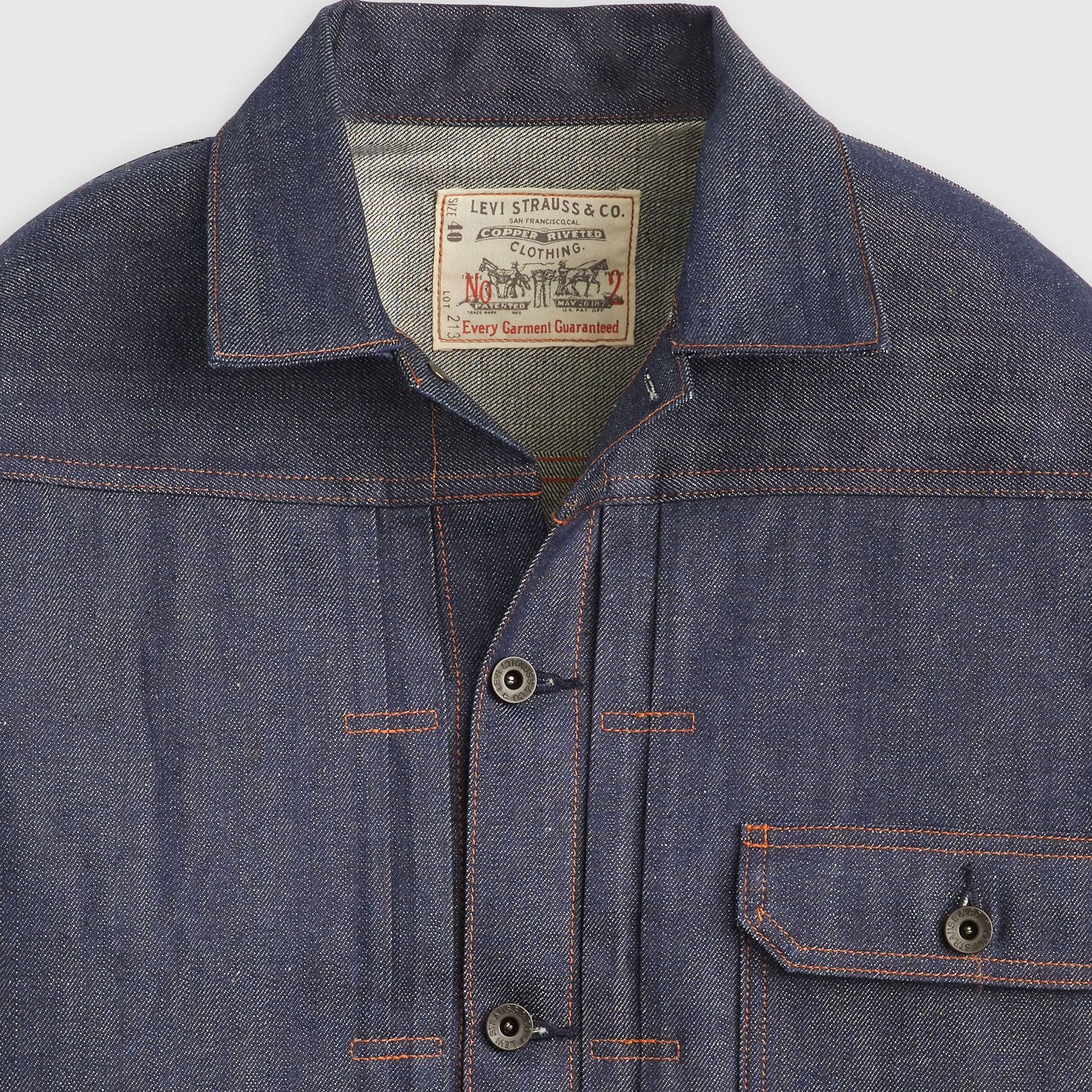 Levi's® Vintage Clothing Men's 1920s Lot 213 Jacket - Dark Indigo