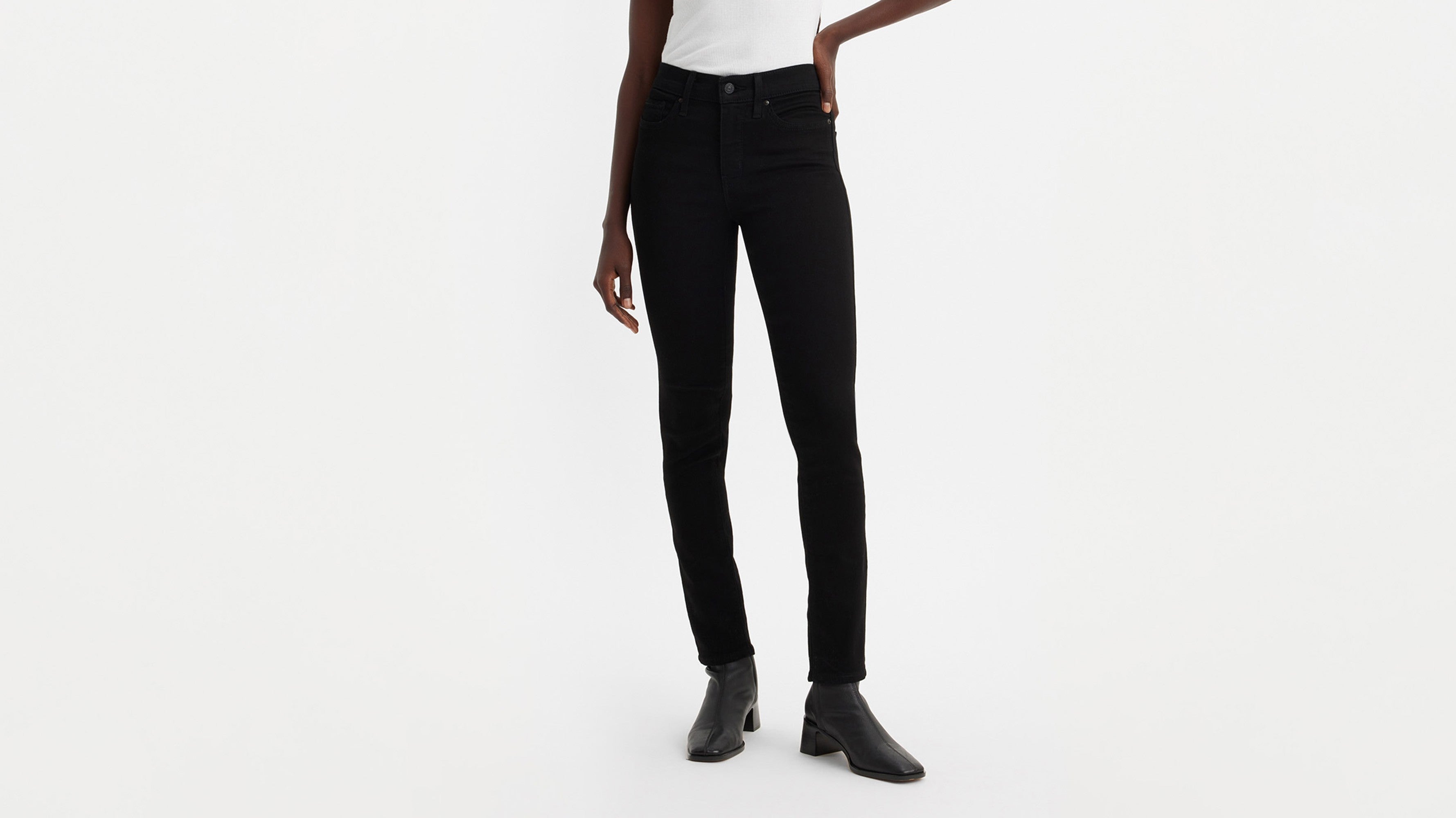 Black skinny jeans women Clearance