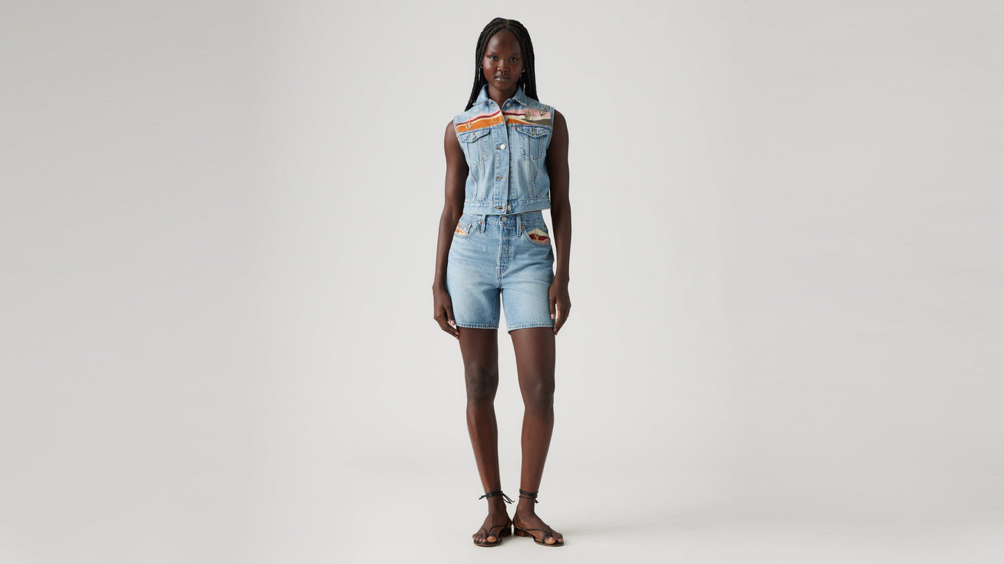 Levi's® Women's 501® Original High-Rise Mid-Thigh Jean Shorts