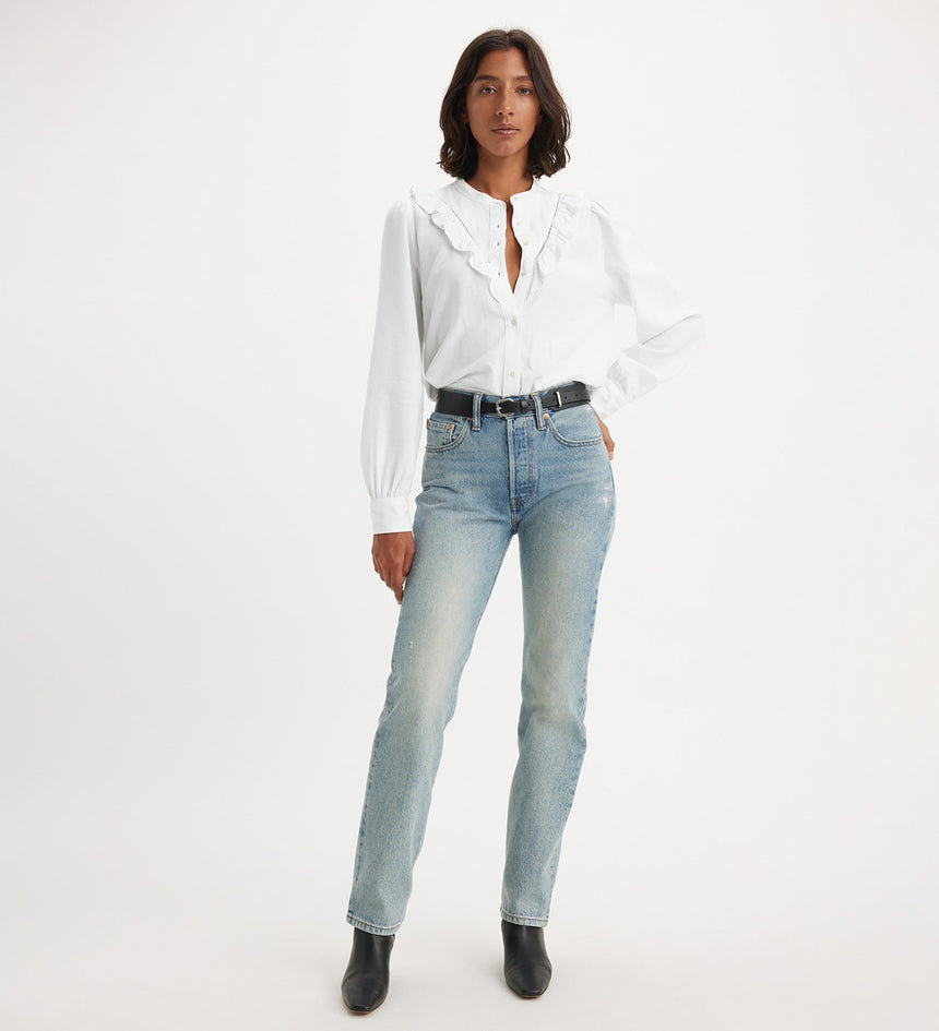 Levis 501 on women Clearance