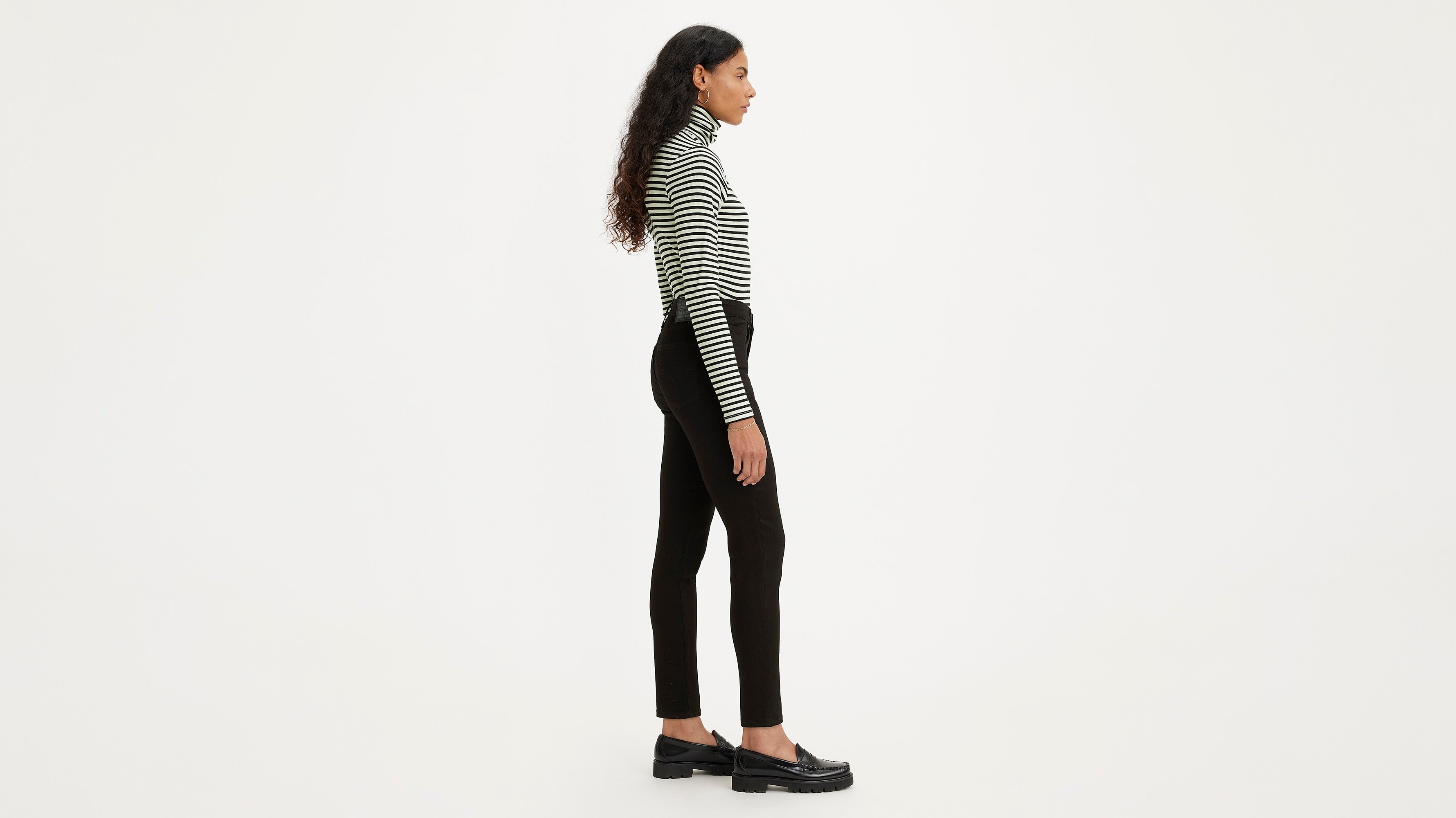 Levi's® Women's 721 High-Rise Skinny Jeans - Soft Black | Levi's SG