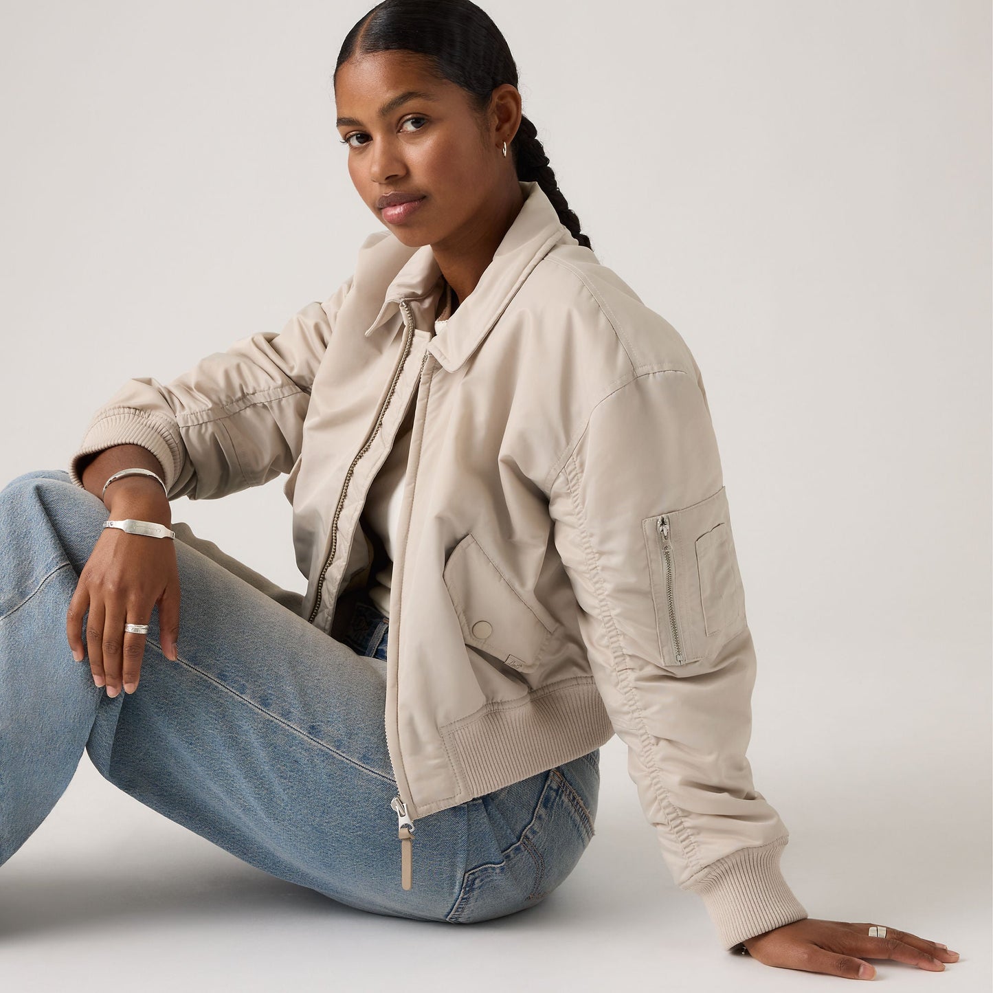 Levi's® Women's Bowie Cropped Bomber Jacket