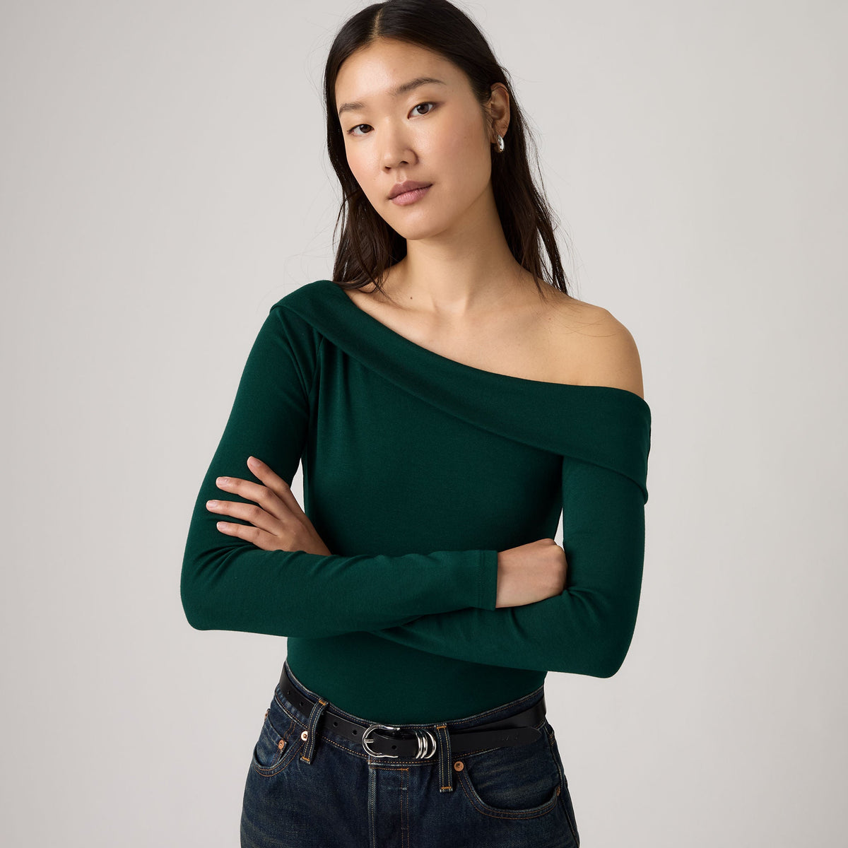 Levi's® Women's Clara Off-Shoulder Long-Sleeve Top