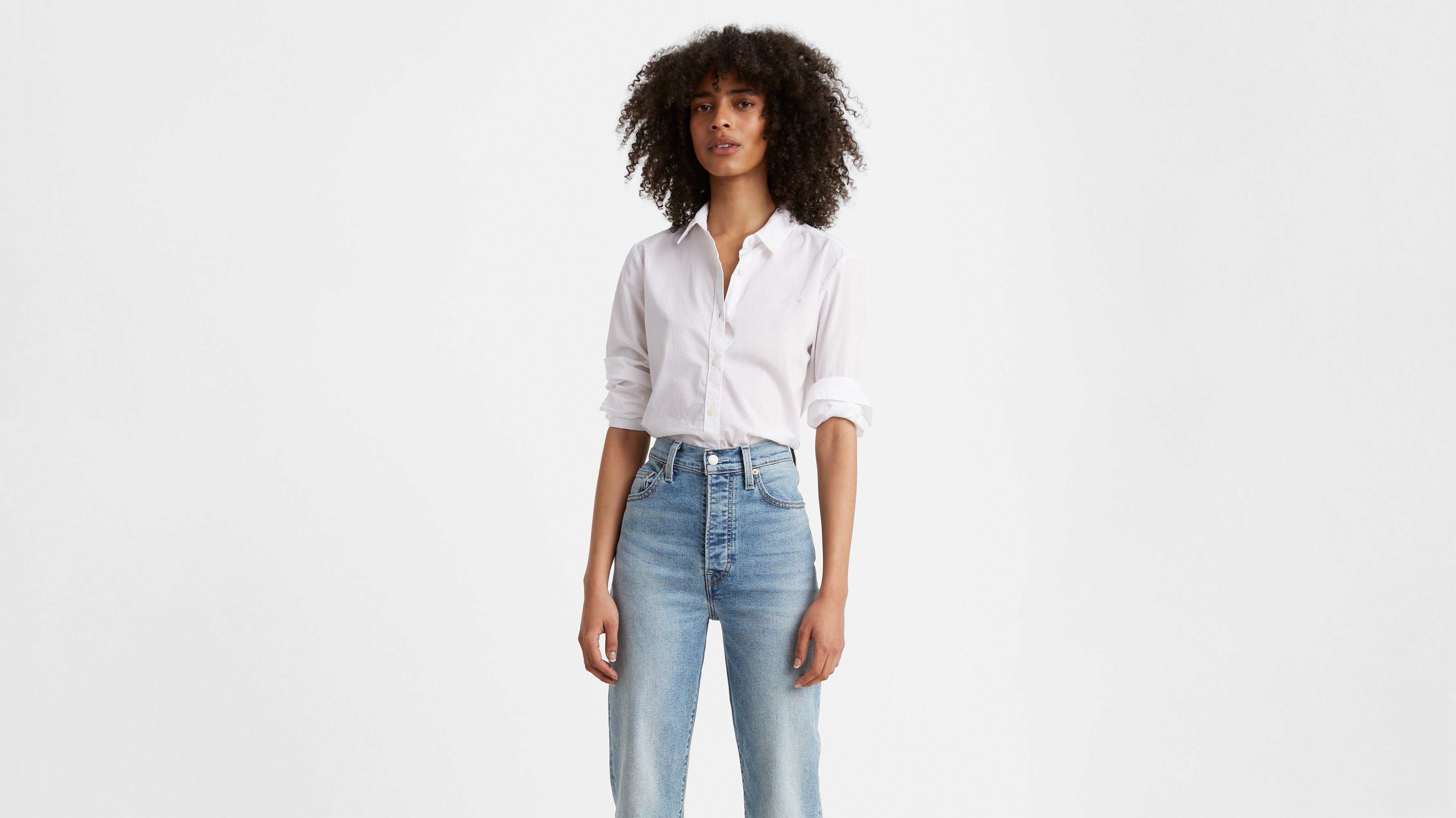 Levi's® Women's Classic Shirt - Bright White | Levi's SG