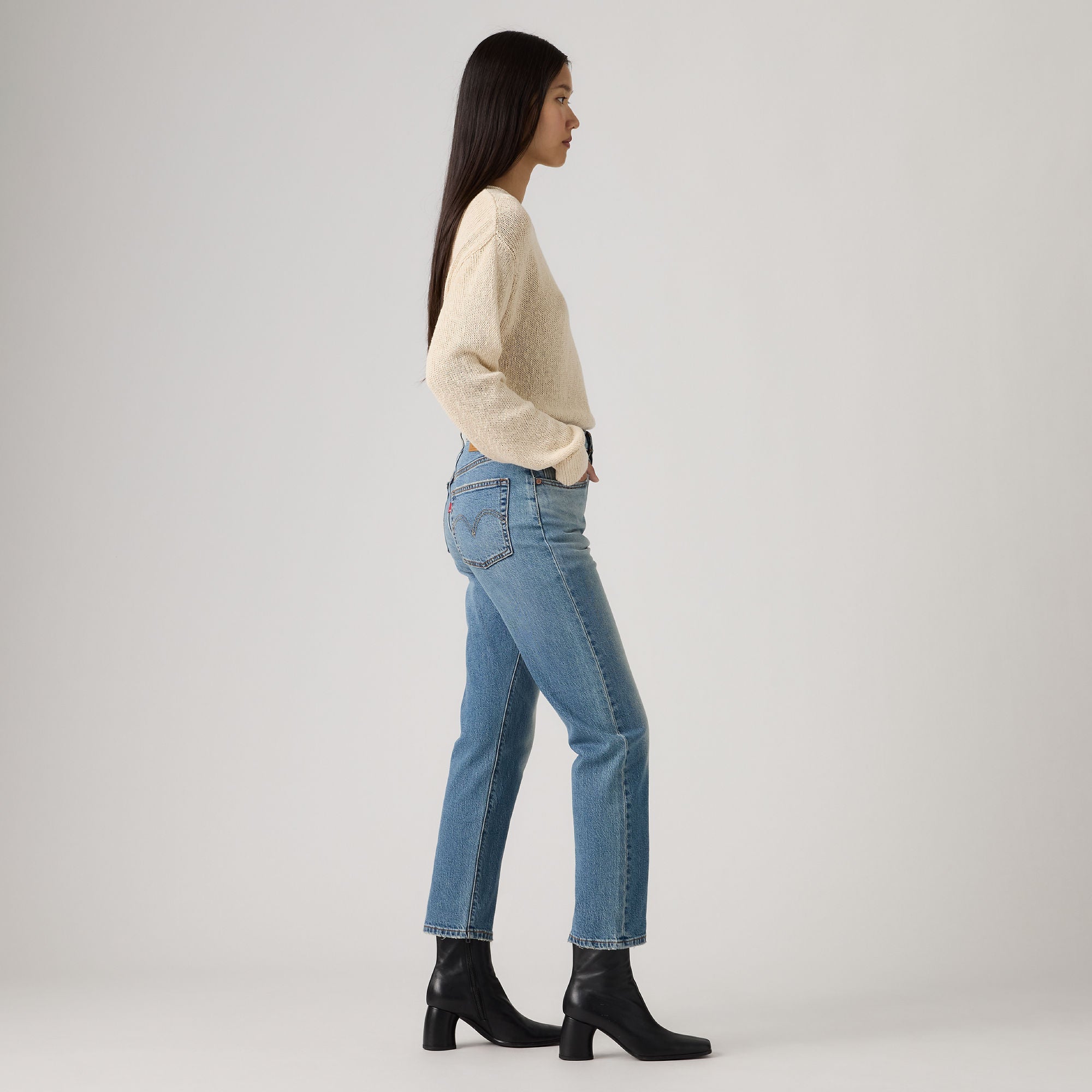 Levi's® Women's Cropped 501 Original® Jeans - Medium Indigo