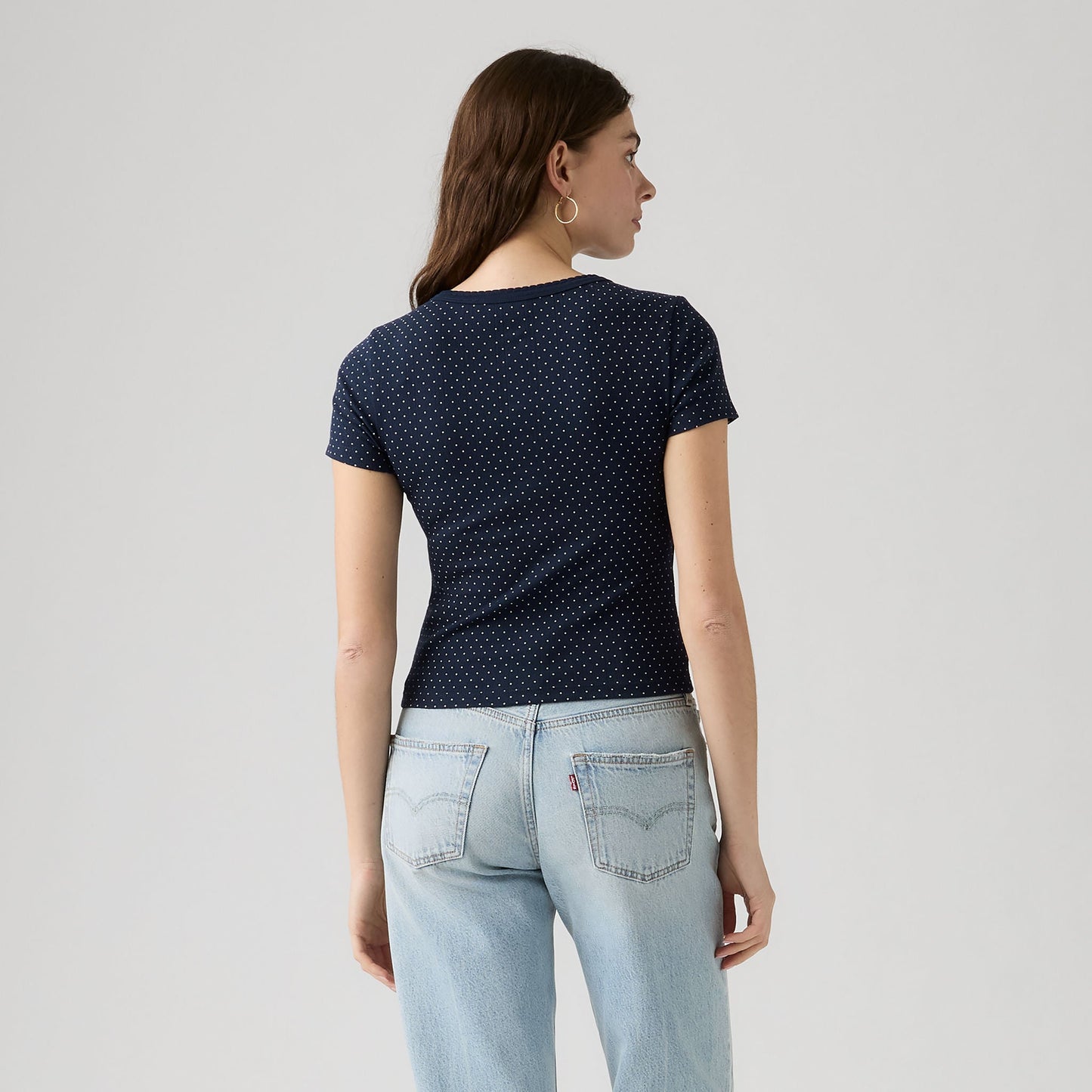 Levi's® Women's Dry Goods Pointelle Short-Sleeve Henley