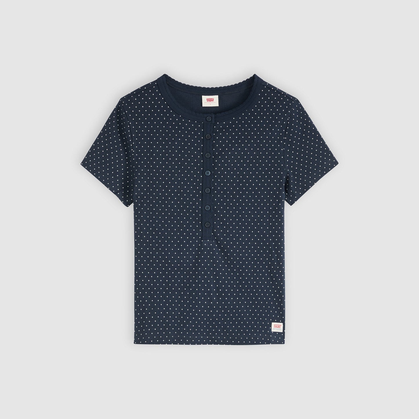 Levi's® Women's Dry Goods Pointelle Short-Sleeve Henley