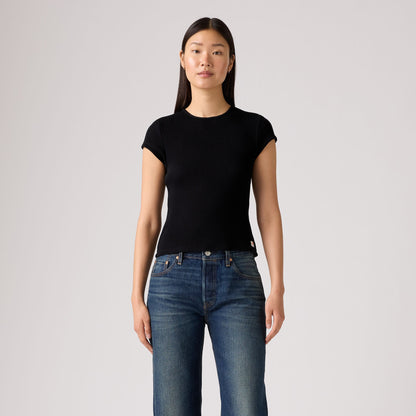 Levi's® Women's Dry Goods Waffle Cap-Sleeve Tee