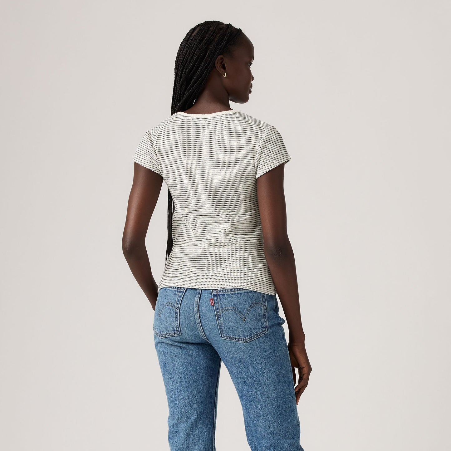 Levi's® Women's Dry Goods Waffle Cap-Sleeve Tee