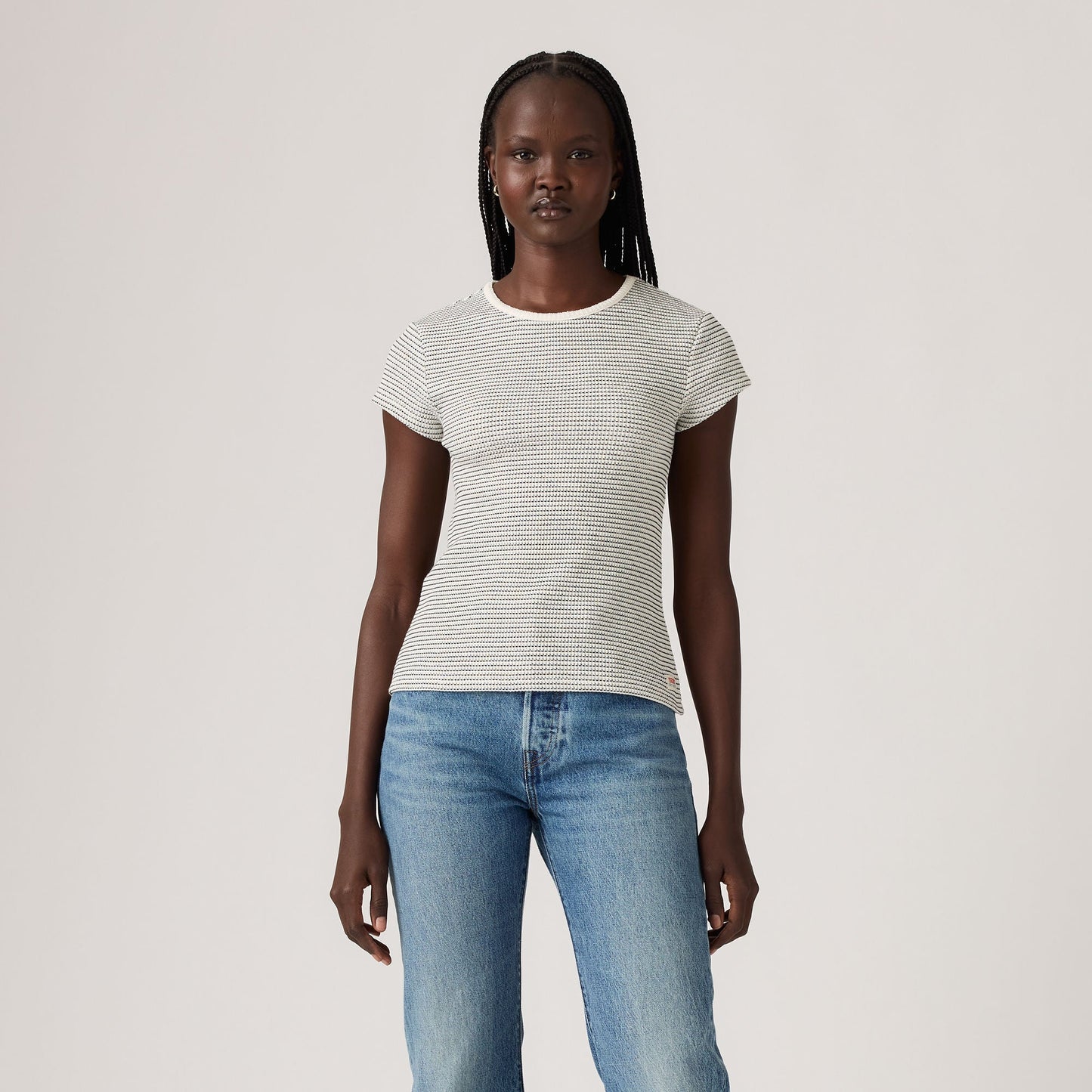 Levi's® Women's Dry Goods Waffle Cap-Sleeve Tee