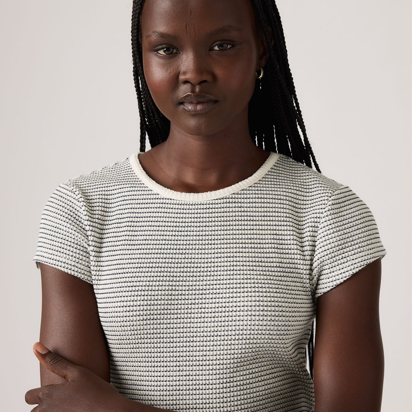 Levi's® Women's Dry Goods Waffle Cap-Sleeve Tee