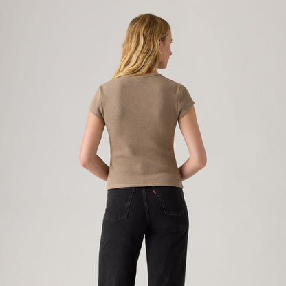Levi's® Women's Dry Goods Waffle Cap-Sleeve Tee