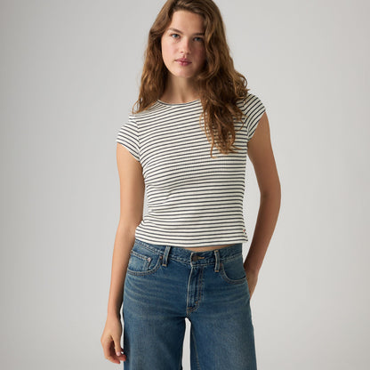 Levi's® Women's Dry Goods Waffle Cap-Sleeve Tee