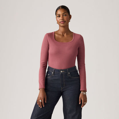 Levi's® Women's Essential Square Neck Long-Sleeve Tee