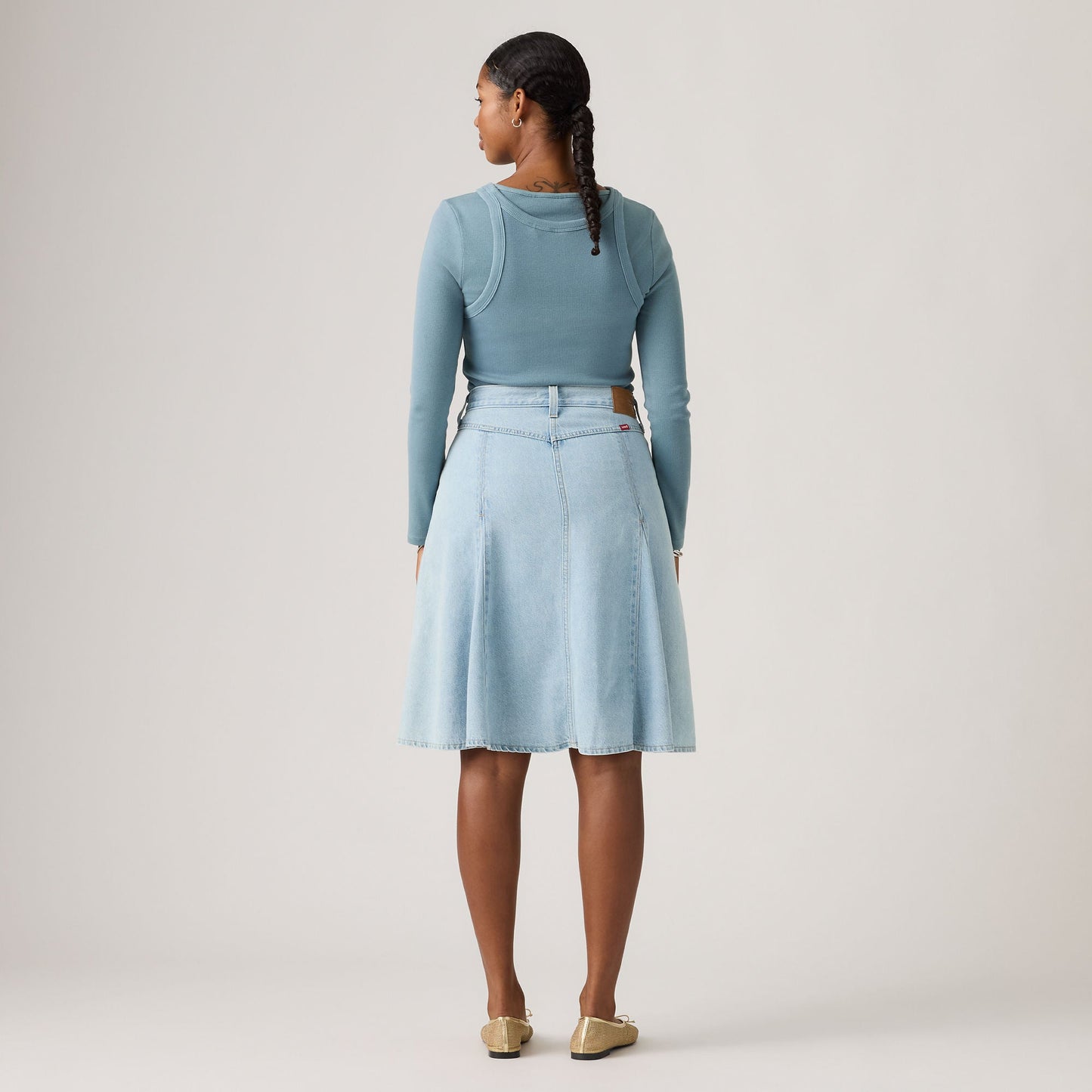 Levi's® Women's Godet Knee-Length Skirt