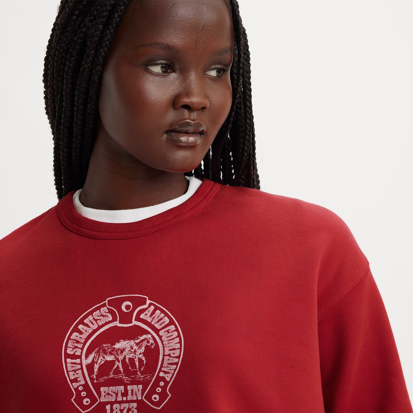 Levi’s® Women’s Graphic Heritage Crewneck Sweatshirt