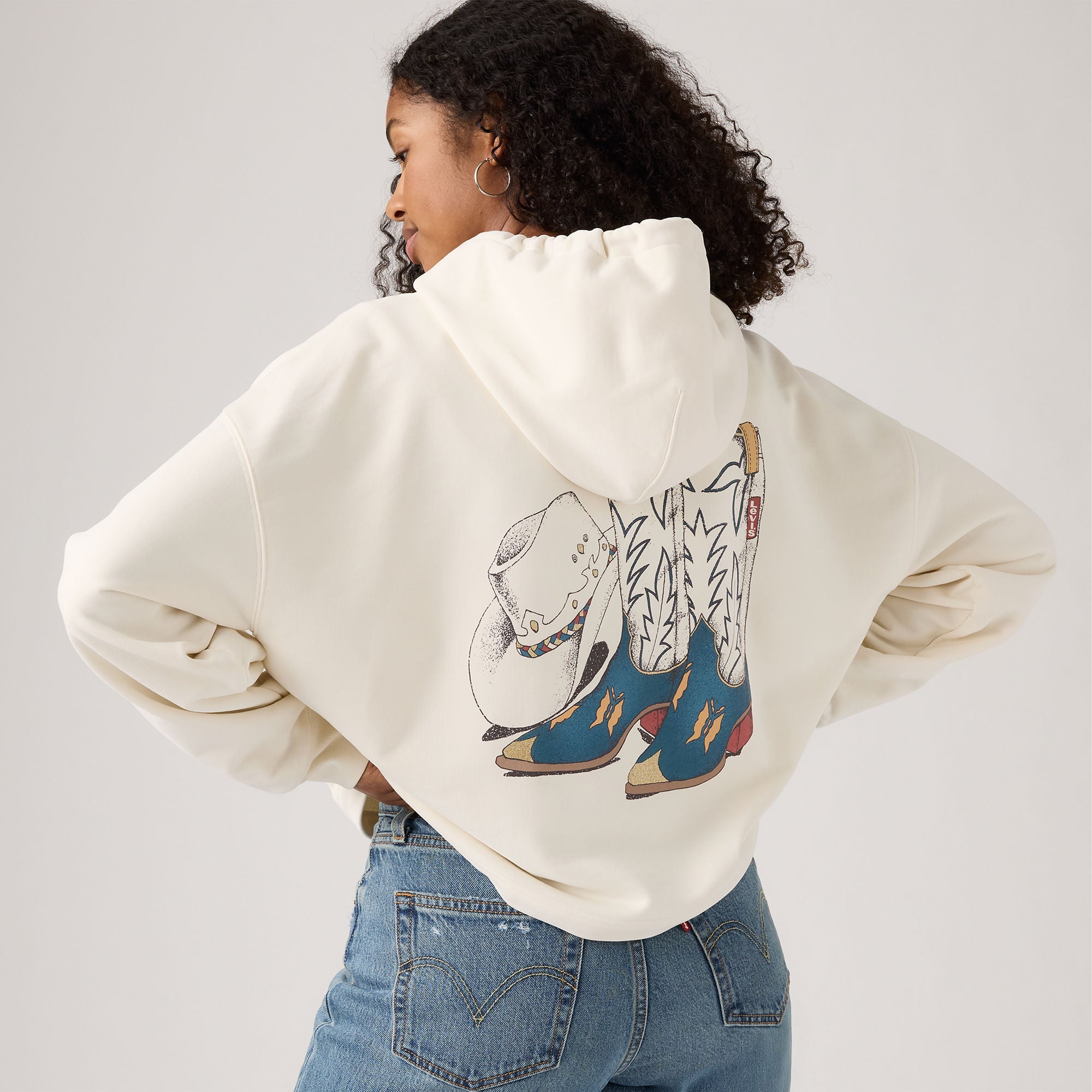 Leo hoodie set dress andmary Leo hoodie set dress ivory Leo Lin