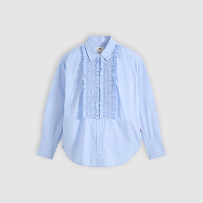 Levi's® Women's Harlie Boyfriend Tuxedo Ruffle Shirt