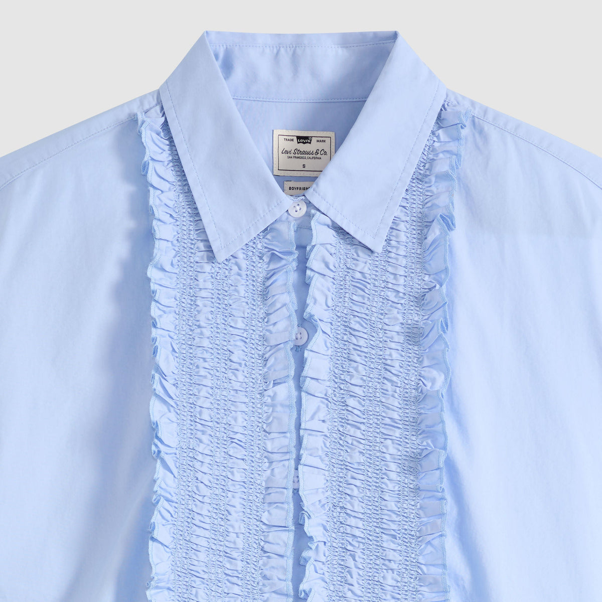 Levi's® Women's Harlie Boyfriend Tuxedo Ruffle Shirt