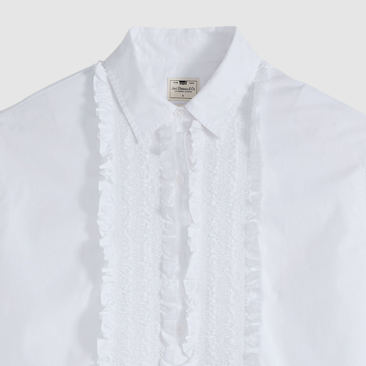 Levi's® Women's Harlie Boyfriend Tuxedo Ruffle Shirt