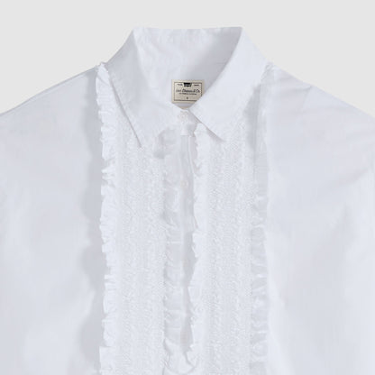Levi's® Women's Harlie Boyfriend Tuxedo Ruffle Shirt