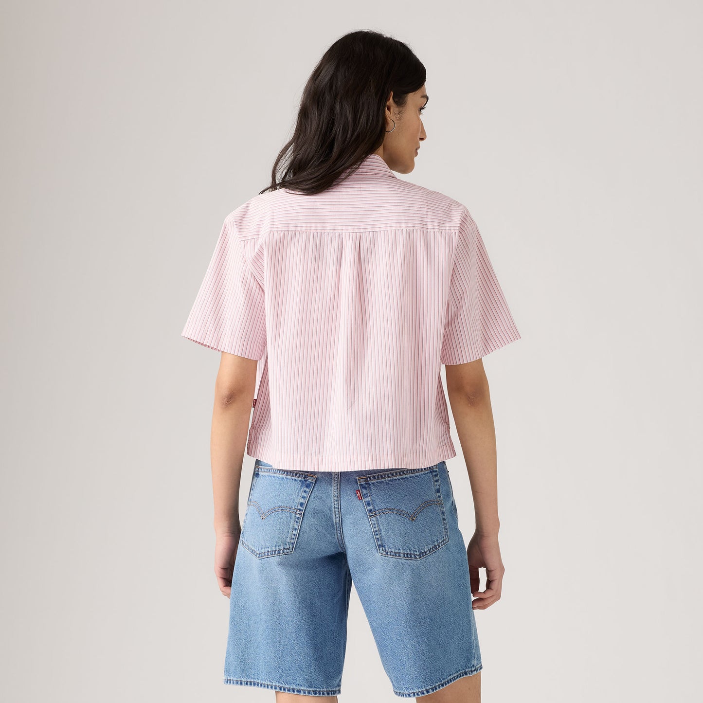 Levi's® Women's Harlie Short-Sleeve Cropped Shirt