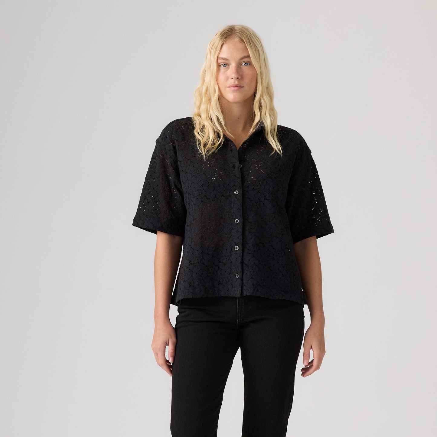 Levi's® Women's Harlie Short-Sleeve Lace Shirt