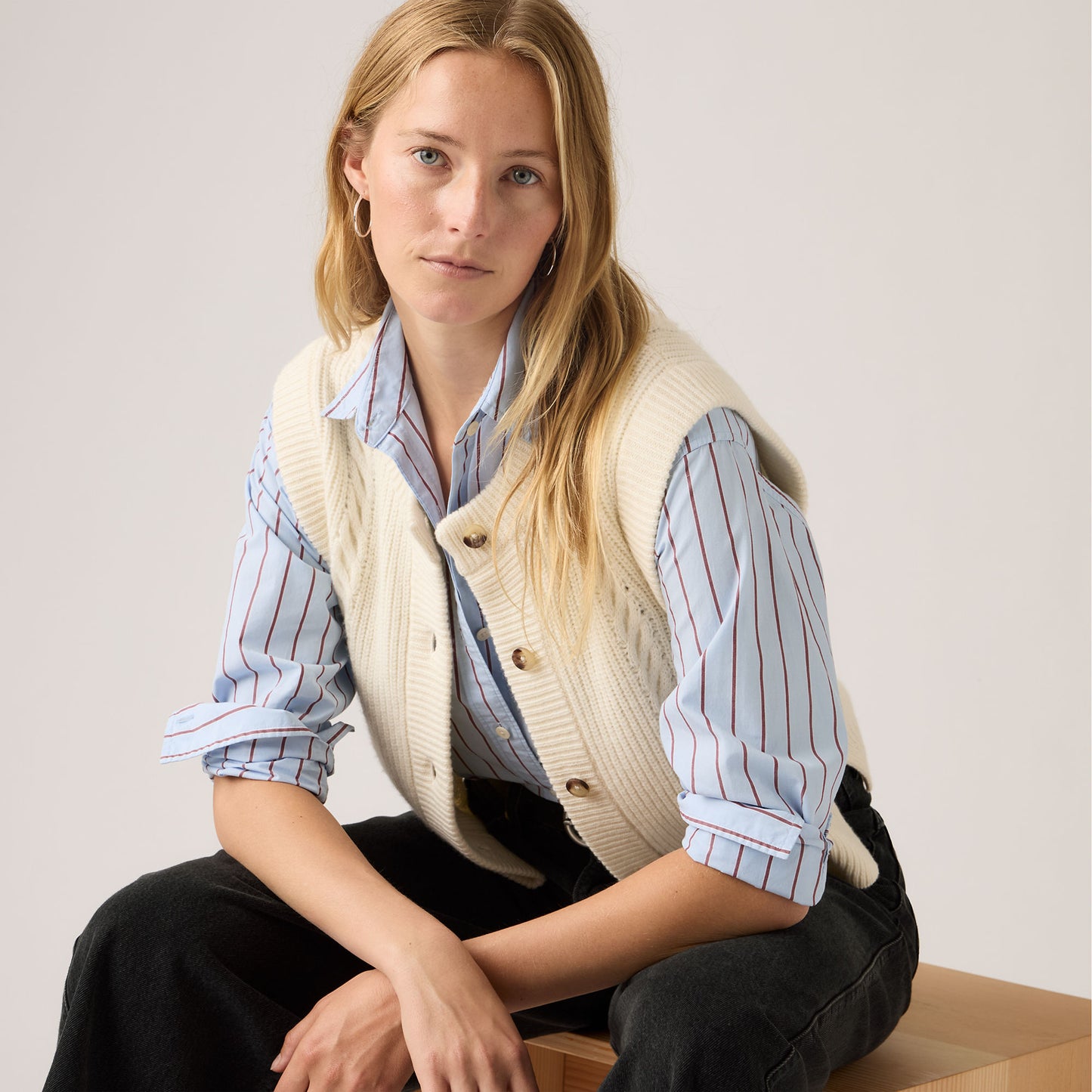 Levi's® Women's Ines Cable Sweater Vest