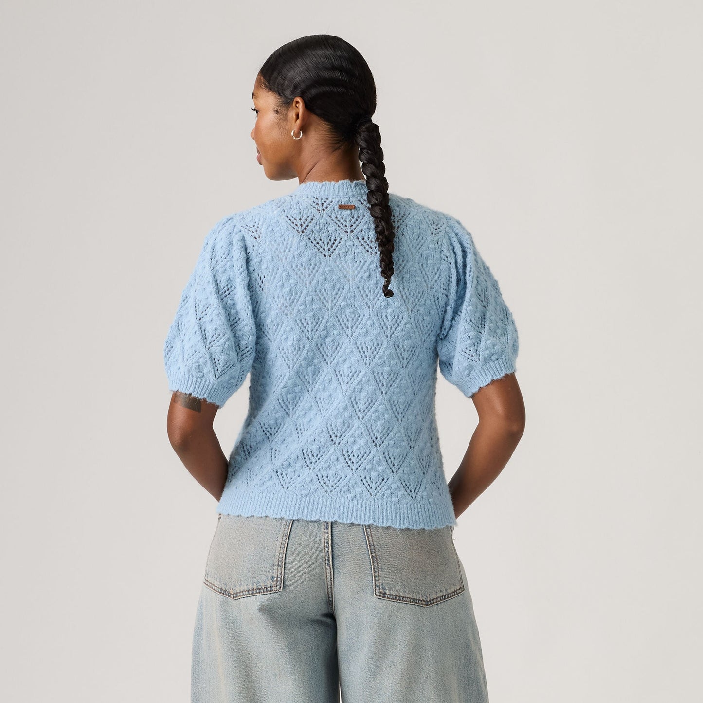 Levi's® Women's Pauline Pointelle Short-Sleeve Cardigan