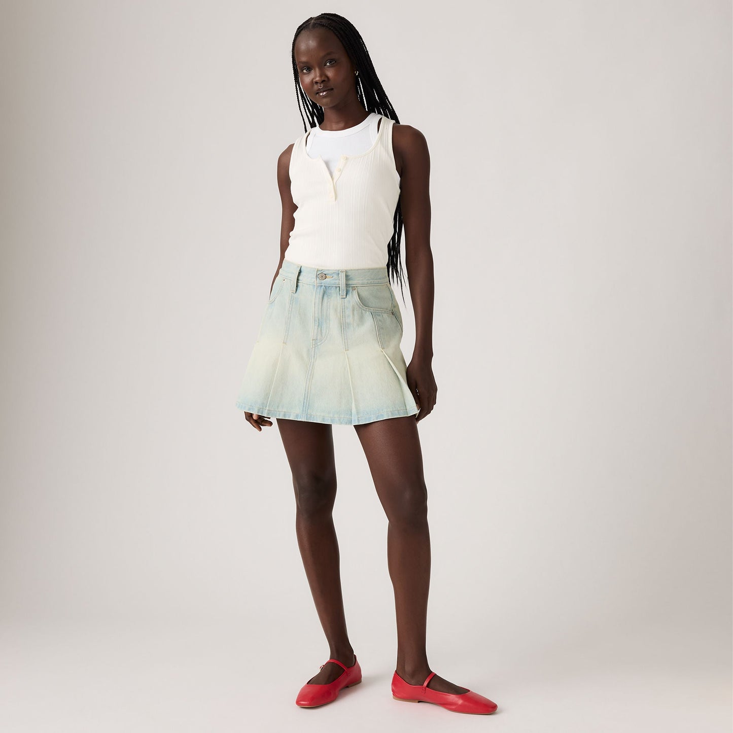 Levi's® Women's Pleated Mini Skirt