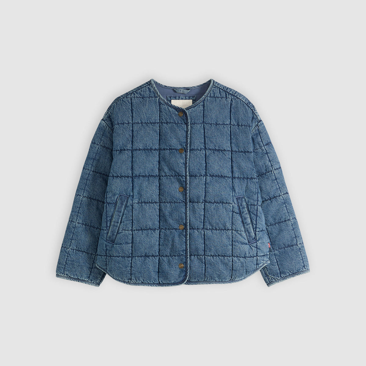 Levi's® Women's Poppy Quilted Lightweight Puffer Denim Jacket