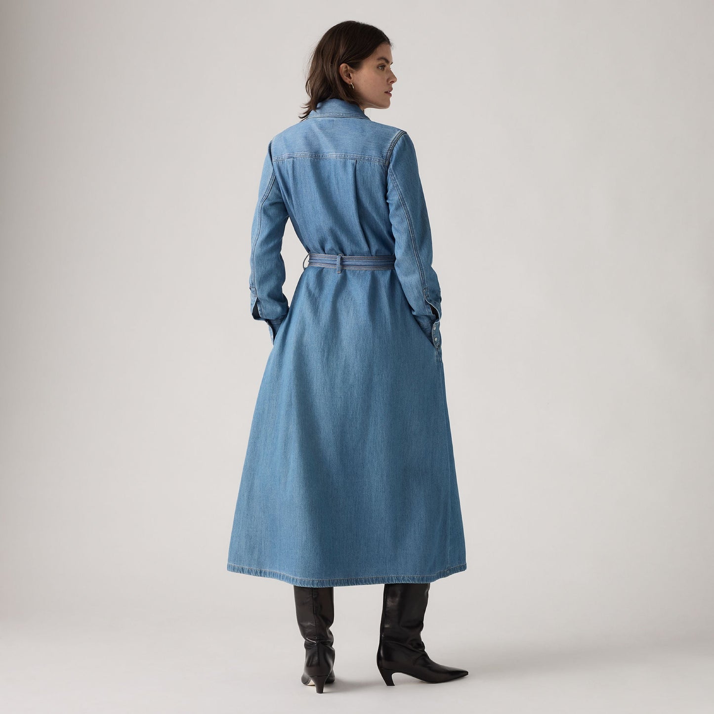 Levi's® Women's Quincey Long-Sleeve Maxi Dress