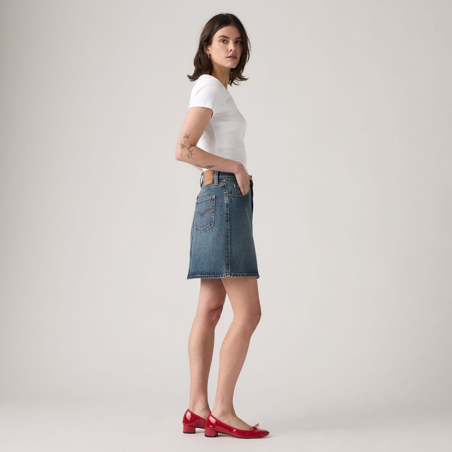 Levi's® Women's Retro Button Front Skirt
