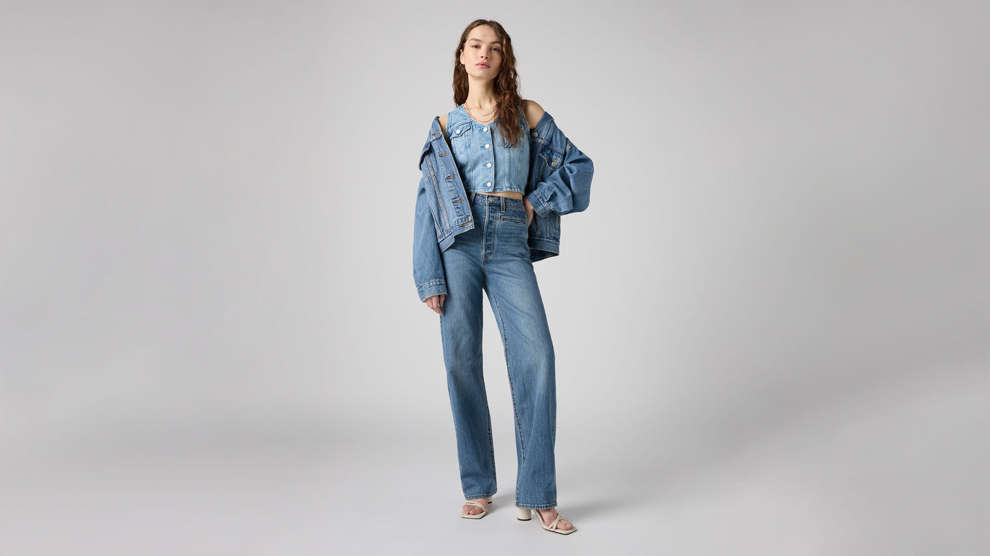 Levi's® Women's Ribcage Full-Length Western Jeans