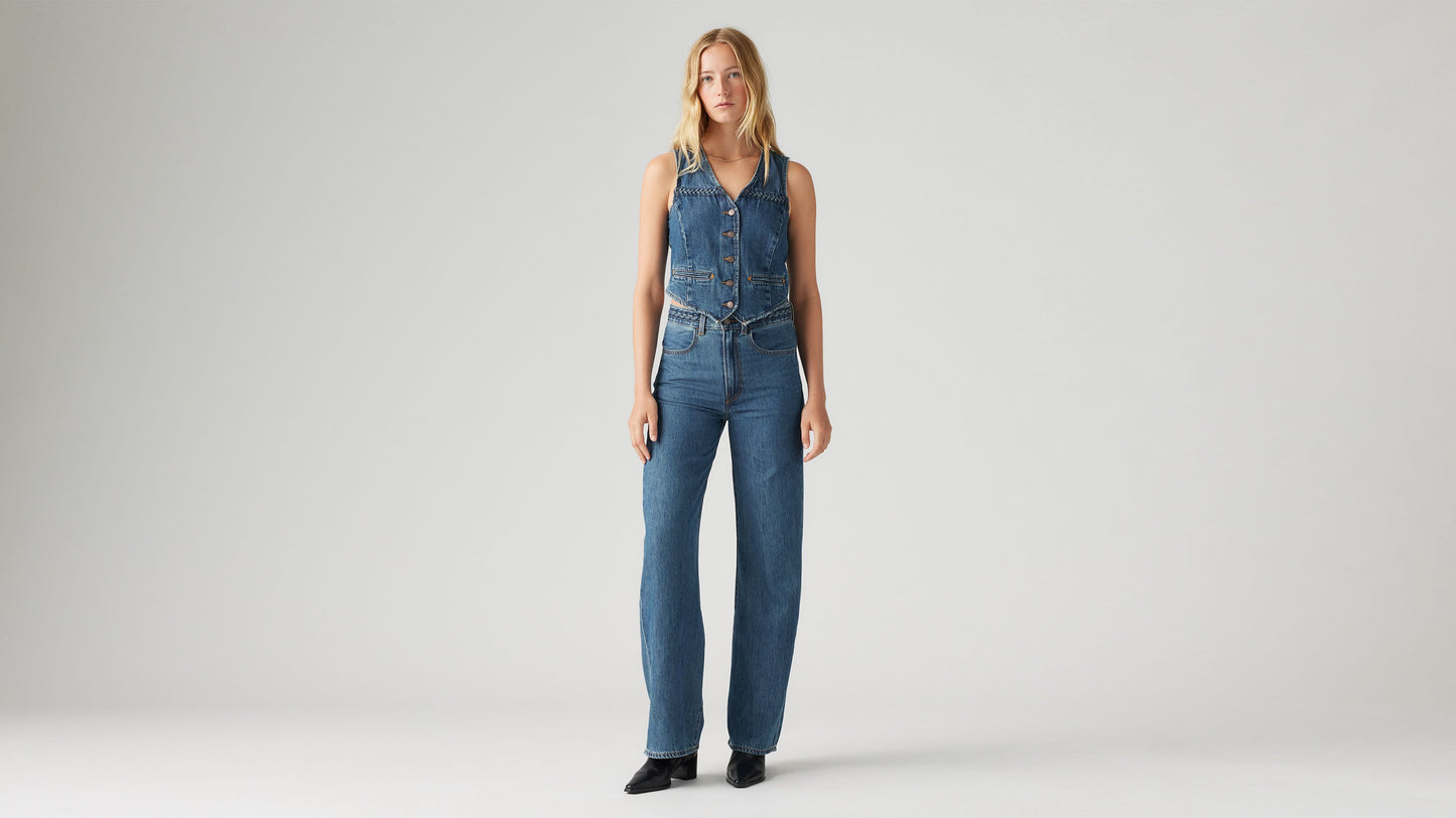 Levi's® Women's Ribcage Wide-Leg Braided Jeans