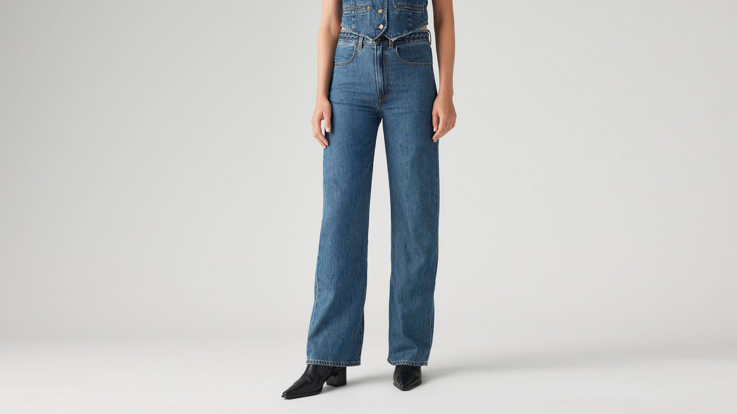 Levi's® Women's Ribcage Wide-Leg Braided Jeans