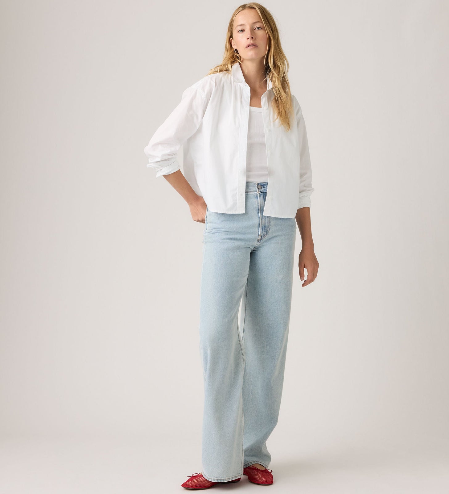 Levi's® Women's Ribcage Wide-Leg Jeans - Medium Indigo