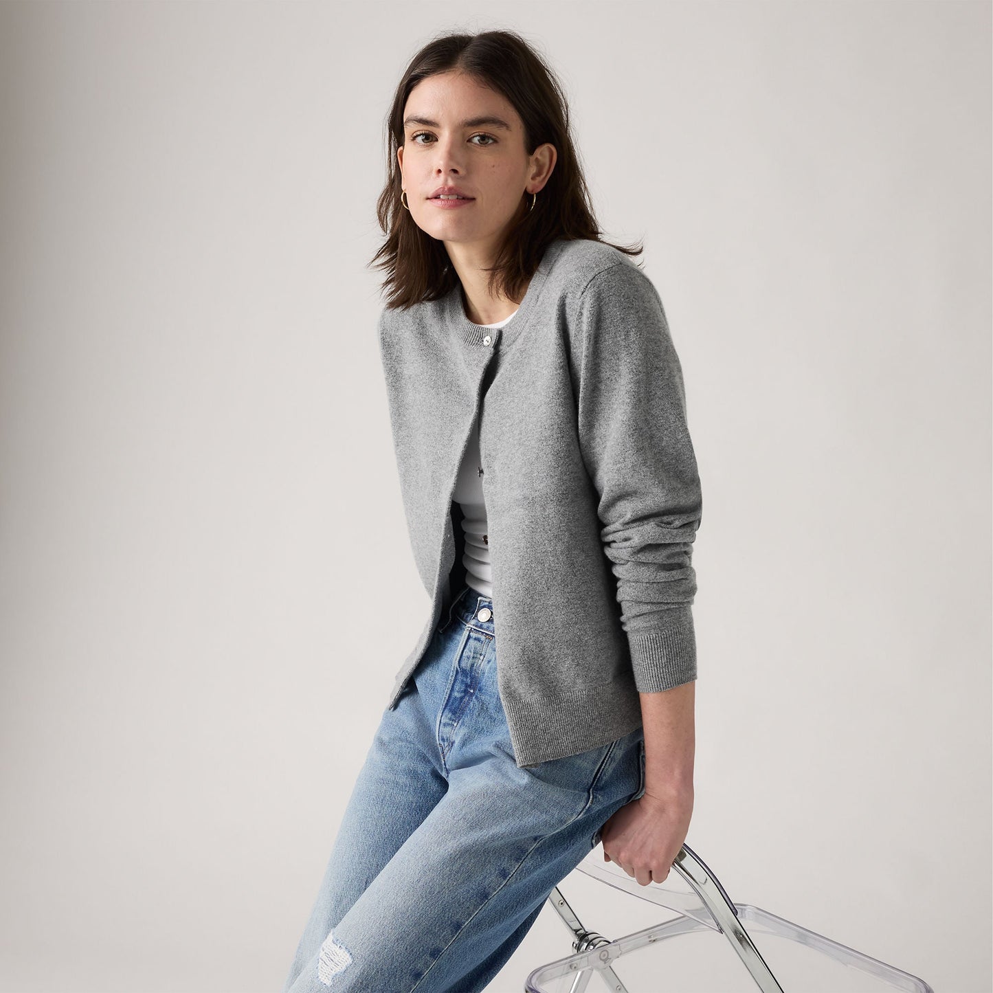 Levi's® Women's Supersoft Crewneck Cardigan